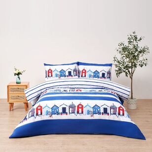 Brampton House Brighton Beach Quilt Cover Set Blue