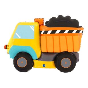 Grabo Dumper Truck Shaped Foil Balloon Multicoloured 44 Inch