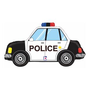 Grabo Police Car 34-inch Shaped Foil Balloon Multicoloured 34 Inch