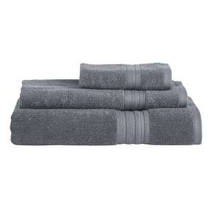 Luxury Living Clare Australian Cotton Towel Collection Grey