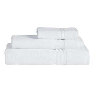 Luxury Living Clare Australian Cotton Towel Collection White