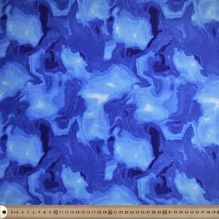 Slick 148 cm EcoVero Viscose Spandex Fabric Blue 148 cm