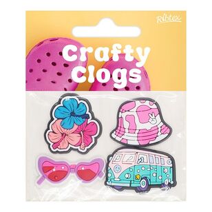 Ribtex Crafty Clogs Rubber Charm Sunshine Multicoloured