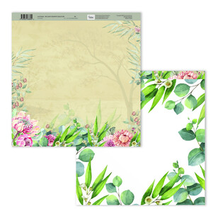 Couture Creations Australia The Lucky Country Collection Eucalyptus Loose Paper Australia The Lucky Country 12 x 12 in