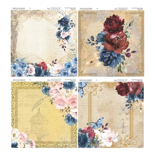 Couture Creations Blues By You Collection Vellum Paper Pack Yellow 5 Pack