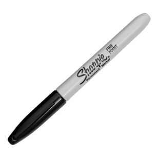 Sharpie Fine Point Permanent Marker 5 Pack  Black 5 Pack