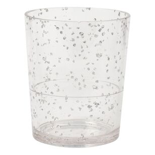 Palm Alfresco Glitter Outdoor Tumbler 4 Pack Silver