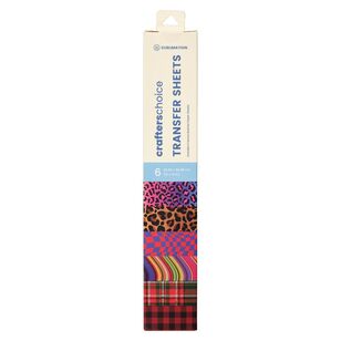 Crafters Choice Printed Sublimation Sheet 6 Pack Prints 12 x 12 in