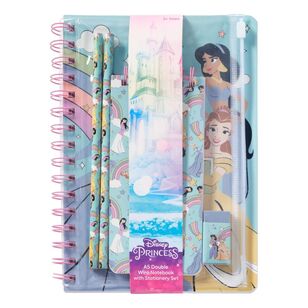 Hunter Leisure Disney Princess A5 Double Wiro Notebook With Stationary Set  Princess