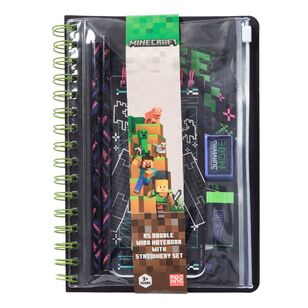 Hunter Leisure Minecraft A5 Double Wiro Notebook With Stationary Set  Minecraft