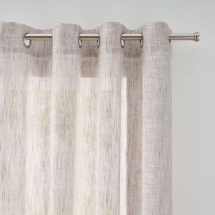 KOO Walker Sheer Eyelet Curtains Fawn