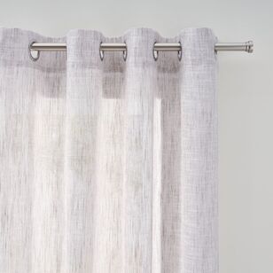 KOO Walker Sheer Eyelet Curtains Silver