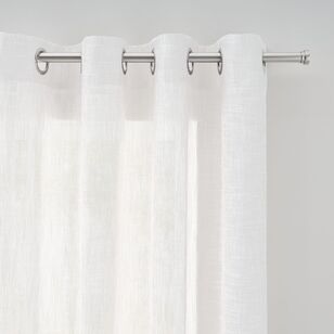 KOO Walker Sheer Eyelet Curtains White