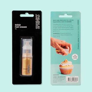 Sprinks Pump Shimmer Baking Decorations Gold