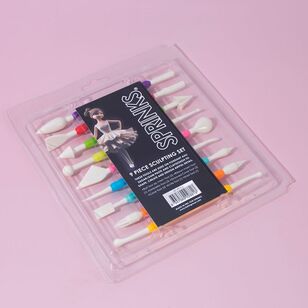 Sprinks Sculpting Tools 9-Pack Multicoloured