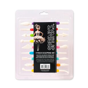 Sprinks Sculpting Tools 9-Pack Multicoloured