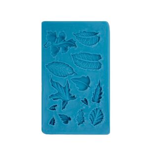 Sprinks Fondant Paste Silicone Small Leaves Moulds Multicoloured