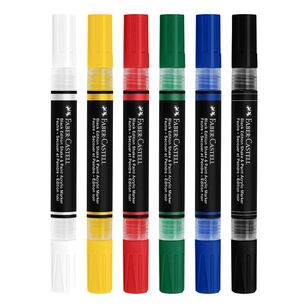 Faber Castell Shake & Paint Acrylic Markers 6 Pack Classic