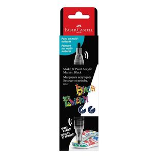 Faber Castell Shake & Paint Acrylic Marker Black