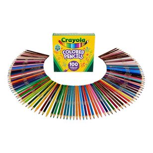 Crayola Big Coloured Pencils 100 Pack Multicoloured