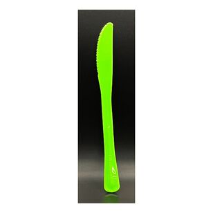 Alpen Reusable Plastic Knife 20-pack Lime