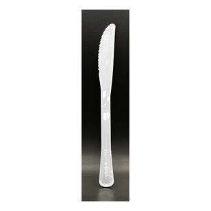 Alpen Reusable Plastic Knife 20-pack Silver