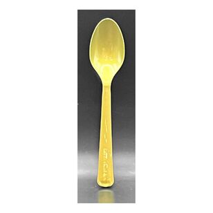 Alpen Reusable Plastic Spoon 20-pack Gold