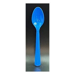 Alpen Reusable Plastic Spoon 20-pack Royal Blue