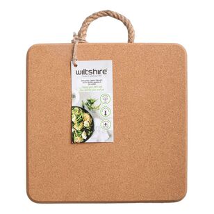 Wiltshire Square Cork Trivet Natural 24 cm