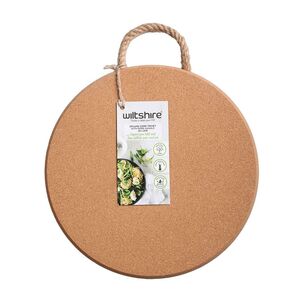 Wiltshire Round Cork Trivet Natural 25 cm