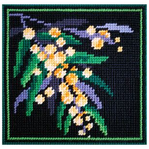 Country Threads Wattle Tapestry Mini Kit Wattle 15 x 15 cm