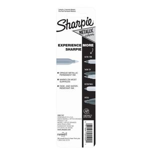 Sharpie 2 Pack Metallic Permanent Markers Metallic 2 Pack