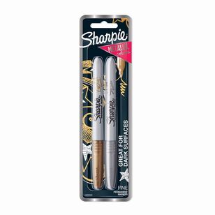 Sharpie 2 Pack Metallic Permanent Markers Metallic 2 Pack