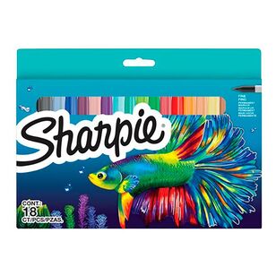 Sharpie Fine Permanent Marker 18 Pack Multicoloured