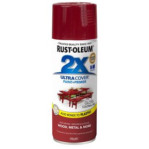 Rust-oleum 2X Ultra Cover Gloss Paint + Primer  Red