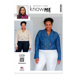 McCall's Know Me 2089 Misses' Jackets Pattern by Brittany J. Jones White