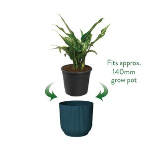 Elho Vibes 16cm Indoor Pot Deep Blue 16 cm