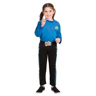 The Wiggles Blue Wiggle Deluxe Boys Costume Blue 3 - 5 Years