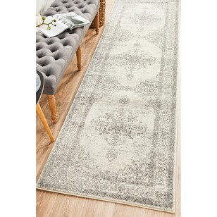 Rug Culture Century 977 Runner Silver