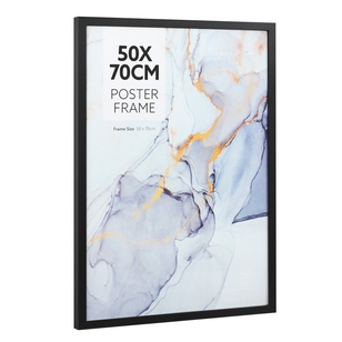Cooper & Co 50 x 70 cm Poster Frames 2 Pack Black 50 x 70 cm