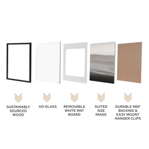 Cooper & Co Instant Gallery Frames 6 Pack White 6 Pack