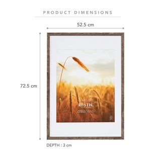 Cooper & Co Premium Rustic 40 x 50 cm to 50 x 70 cm Frame Natural 40 x 50 cm