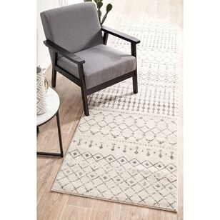 Rug Culture Chrome Elsa Runner Silver