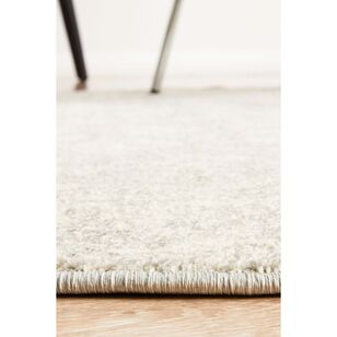 Rug Culture Evoke 252 Round Rug Silver