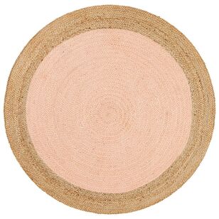 Rug Culture Atrium Polo 2 Round Rug Pink