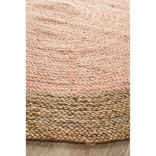 Rug Culture Atrium Polo 2 Round Rug Pink