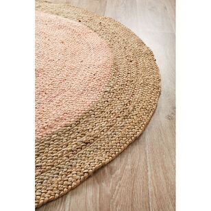 Rug Culture Atrium Polo 2 Round Rug Pink