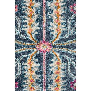 Rug Culture Babylon 209 Round Rug Navy