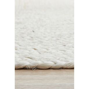 Rug Culture Bondi Oval Rug White