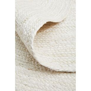 Rug Culture Bondi Oval Rug White